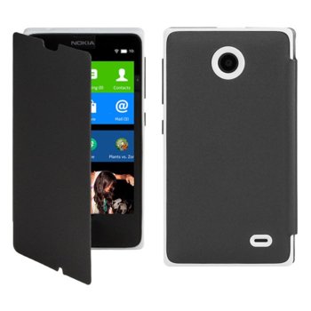 Калъф за Nokia X, Flip cover, черен | JAR Computers Flip Cover за Nokia X, черен