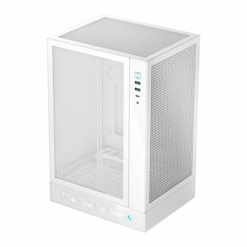 Кутия DeepCool CH170 Digital WH, Mini-ITX, 2x USB 3.0, с прозорец, бяла, без захранване | JAR Computers DeepCool CH170 Digital WH R-CH170-WHNPI0D-G-1