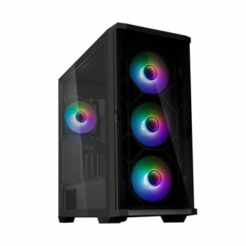 Кутия Zalman Z10 DUO, ATX/mATX/MiniITX, 2x USB 3.0, 1x USB Type-C, прозорец, черна, без захранване | JAR Computers Zalman Z10 DUO
