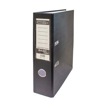 Класьор Grafos Basic PP, за документи с формат до A4, дебелина 8см, черен | JAR Computers Grafos Basic PP A4 8см черен