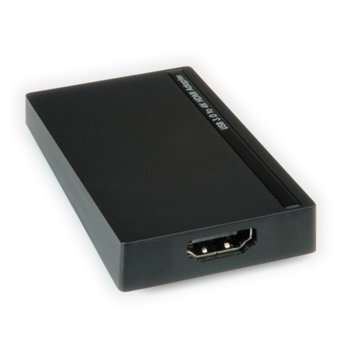 Преходник Roline 12.02.1034, USB Micro B(м) към HDMI(ж), Ultra HD(4K2K), черен | JAR Computers Roline 12.02.1034 USB Micro B(м) към HDMI(ж)
