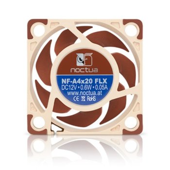 Вентилатор 40 mm, Noctua NF-A4x20-FLX, 3-pin, 5000 rpm | JAR Computers Noctua NF-A4x20-FLX