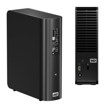 Твърд диск 1000GB WD My Book™ Elite, външен, 3.5" (8.89 cm), 256bit криптиране, LCD дисплей, USB, 3г. гаранция | JAR Computers 1000GB WD My Book™ Elite