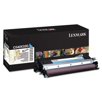 Девелопер кит за Lexmark C540n / C543dn / C544dn / C544dtn / C544dw / C544n / C546dtn / X543dn / X544dn / X544dtn / X544dw / X544n / X546dtn / X548de / X548de Statoil / X548dte - Cyan - P№ C540X32G - Заб.: 30 000k | JAR Computers Lexmark C540X32G Cyan