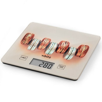 Кухненски кантар Voltz V51651D Macaron, дигитален, до 5 кг, точност до 1гр, многоцветен image