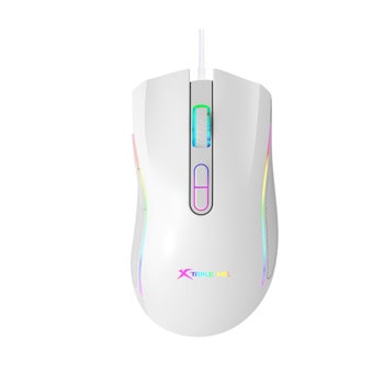 Мишка Xtrike ME GM-314 WH, оптична (7200 dpi), USB, бяла, гейминг, 7 бутона | JAR Computers Мишка Xtrike ME GM-314 WH