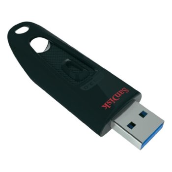 Памет 32GB USB Flash Drive, SanDisk Ultra, USB 3.0, черна | JAR Computers SanDisk Ultra USB 3.0 32GB