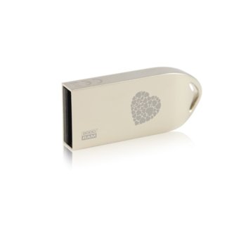 Памет 8GB USB Flash Drive, Goodram EAZZY, метална, USB 2.0, златист | JAR Computers 8GB GOODRAM (PD8GH2GREASR10)
