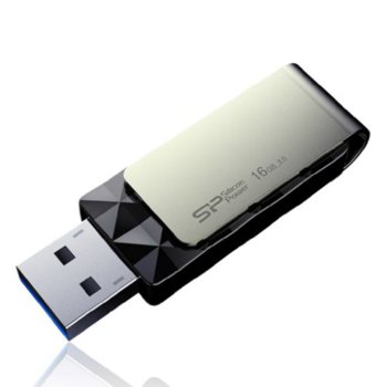 Памет 16GB USB Flash Drive, Silicon Power Blaze B30, USB 3.0, черна | JAR Computers 16GB Silicon Power Blaze B30 SP016GBUF3B30V1K