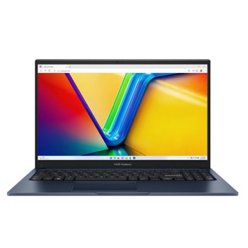 Лаптоп Asus Vivobook 15 X1504VA-BQ322 (90NB10J1-M00K40)(син), шестядрен Intel Core i3-1315U 1.2/4.5GHz, 15.6" (39.62cm) Full HD IPS Anti-Glare Display, (HDMI), 8GB DDR4, 512GB SSD NVMe, 1x USB 3.2 Gen 1 Type-C, 2x USB 3.2 Type-A, No OS | JAR Computers Лаптоп Asus Vivobook 15 X1504VA-BQ322