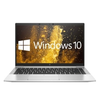 Лаптоп HP EliteBook 840 Aero G8 (3G2R8EA)(сребрист), четириядрен Tiger Lake Intel Core i7-1165G7 2.8/4.7 GHz, 14" (35.56 cm) Full HD Anti-Glare IPS Display, (HDMI), 32GB DDR4, 512GB SSD, 2x Thunderbolt 4, Windows 10 Pro image