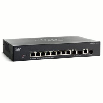 Cisco SF 302-08P 8-port 10/100 PoE Managed Switc