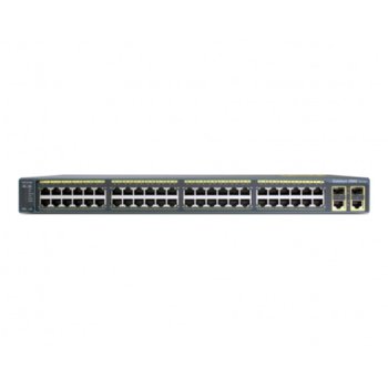 Суич Cisco Catalyst 2960 Plus, 48 ports 100Mbps, 2xdual personality | JAR Computers Cisco Catalyst 2960 Plus 48