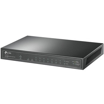 Суич TP-Link TL-SG1210P, 1000Mbps, 10 порта, 8x PoE+ 10/100/1000Mbps RJ45, 1x Ethernet, 1x SFP | JAR Computers TP-Link TL-SG1210P