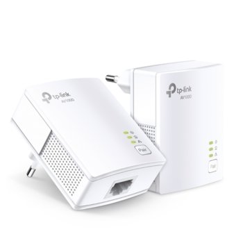 Powerline адаптер TP-Link TL-PA7017 KIT AV1000, 1000 Mbps, до 300м обхват, 1x 10/100/1000 Mbps Ethernet | JAR Computers TP-Link TL-PA7017 KIT AV1000
