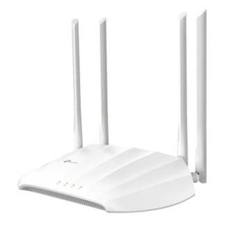 Точка за достъп TP-Link TL-WA1201, 1200Mbps, 2.4GHz (300Mpbs)/5.0GHz (867Mbps), 1x RJ45 10/100/1000 Mbps, 4x външни антени | JAR Computers TP-Link TL-WA1201