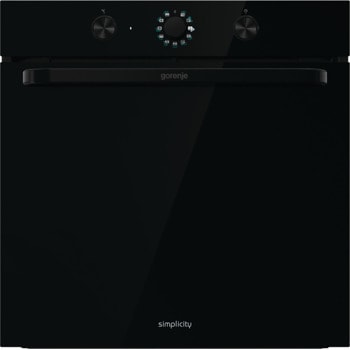 Фурна за вграждане Gorenje BOS6727SYB, клас А, 77л. обем, AirFry готвене с горещ въздух, FastPreheat, GentleBake, AquaClean, черна | JAR Computers Gorenje BOS6727SYB