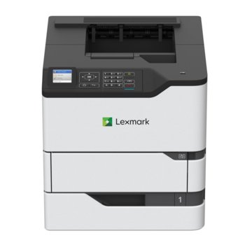 Лазерен принтер Lexmark MS725dvn, монохромен, 600 x 600 dpi, 52 стр/мин, LAN1000, USB, двустранен печат, A4, 2.4" (6.096 cm) цветен дисплей | JAR Computers Lexmark MS725dvn A4 Monochrome Laser Printer 50G06