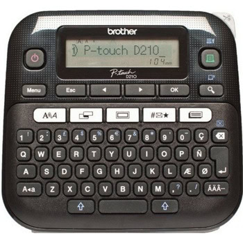 Етикетен принтер Brother PT-D210VP, LCD дисплей, ширина на етикета 3.5, 6, 9 и 12мм, скорост 20 мм/сек, QWERTY клавиатура | JAR Computers Brother PT-D210VP PTD210VPYJ1