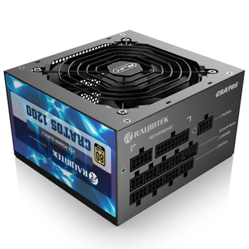Захранване Raijintek CRATOS 1200, 1200W, Active PFC, 80 Plus Gold, 120mm вентилатор | JAR Computers Raijintek CRATOS 1200 BLACK 0R30B00003