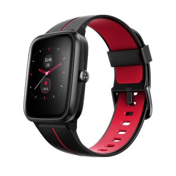 Смарт часовник Ulefone Watch GPS Red, 1.3" (3.3cm), Bluetooth, сензор за сърдечен ритъм, акселерометър, черно-червен | JAR Computers Смарт часовник Ulefone Watch GPS Red
