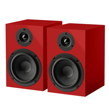 Тонколони Pro-Ject Speaker Box 5 E, 2.0, басрефлексни, червени, 68-20 000 Hz честотен диапазон | JAR Computers Тонколони Pro-Ject Speaker Box 5 E червени