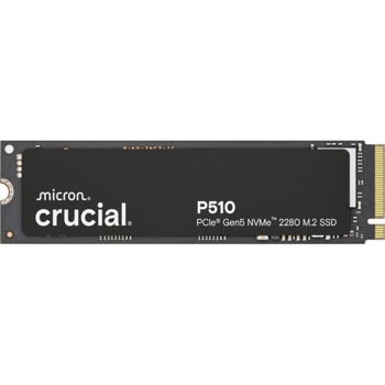 Памет SSD 1TB, Crucial P510 (CT1000P510SSD8), NVMe, M.2 (2280), скорост на четене 11000MB/s, скорост на запис 9500MB/s | JAR Computers Crucial P510 1TB CT1000P510SSD8