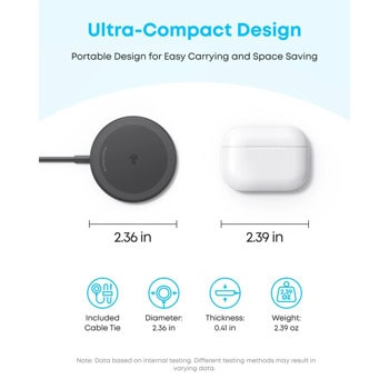 Anker Zolo Wireless Charger (Magnetic Pad) | JAR Computers Anker Zolo Wireless Charger (Magnetic Pad)