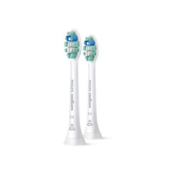Резервни глави Philips Sonicare C2 Optimal Plaque Defence, стандартен размер, поставяне с щракване, сдвояване в режим BrushSync, 2 бр. | JAR Computers Philips Sonicare C2 Optimal Plaque Defence 2 бр