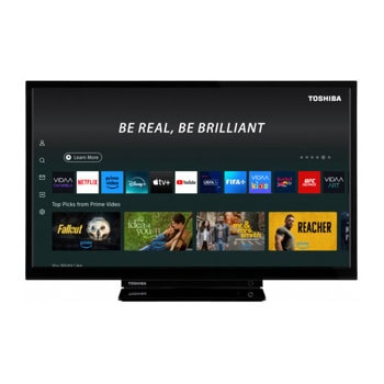 Телевизор Toshiba 24WV3F63DG, 24" (60.96cm) HD Smart TV, HDR, DVB-T2/C/S2, Wi-Fi, Bluetooth, 2x HDMI, 1x USB | JAR Computers Toshiba 24WV3F63DG