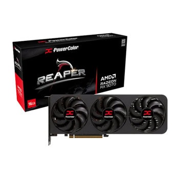 Видео карта AMD Radeon RX 9070, 16GB, PowerColor Reaper, OC, PCI-E 5.0, GDDR6, 256-bit, DisplayPort, HDMI | JAR Computers PowerColor RX9070 16G-A