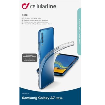 Прозрачен калъф Fine за Samsung Galaxy A7 2018