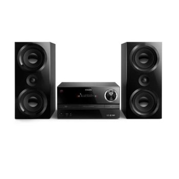 Аудио система Philips BTM3360/12, 150W, 2x високоговорителя, безжична, Bluetooth, CD, USB, радио, черно | JAR Computers Philips BTM3360/12