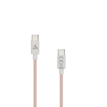 Кабел SBOX TYPEC-1-P, от USB C(м) към USB C(м), 60W, 1м, розов | JAR Computers кабел sbox typec-1-p