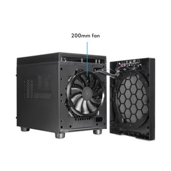 Chieftec The Cube Black CI-03B-OP