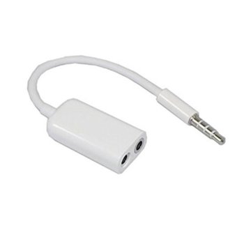 Преходник 3.5mm жак(м) към 2 x 3.5mm жак(ж), 12см | JAR Computers 3.5mm жак(м) към 2 x 3.5mm жак(ж)