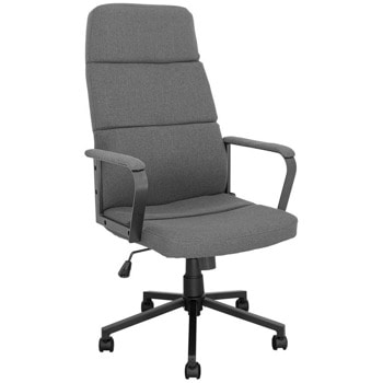 Директорски стол OKOffice Napoli, до 130кг. дамаска, метална база, Tilt механизъм, сив image