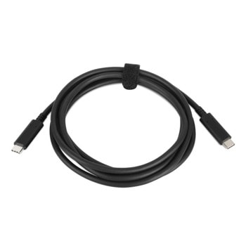 Кабел Lenovo 4X90Q59480, от USB-C (м) към USB-C (м), 2m, черен | JAR Computers Lenovo 4X90Q59480 USB-C to USB-C Cable 2m