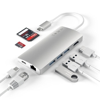 Satechi USB-C Aluminum Multiport 4K ST-TCMA2S