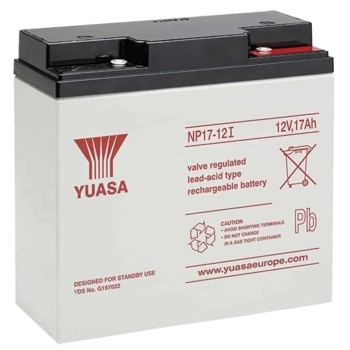 Акумулаторна батерия Yuasa NP17-12I, 12V, 17Ah, VRLA | JAR Computers Yuasa NP17-12I 12V 17Ah BTS31696