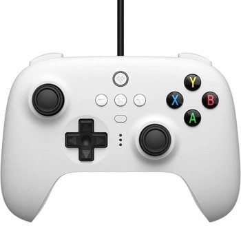 Геймпад 8Bitdo Ultimate Wired Controller White, за Nintendo Switch/PC, USB, бял | JAR Computers 8BitDo Ultimate Wired Nintendo Switch/PC White