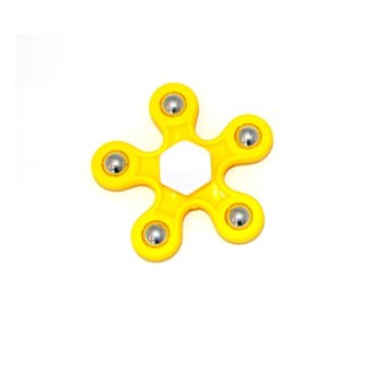 Спинър Fidget Spinner, жълт, пластмасов, 8+ | JAR Computers Спинър Fidget Spinner пластмасов P03
