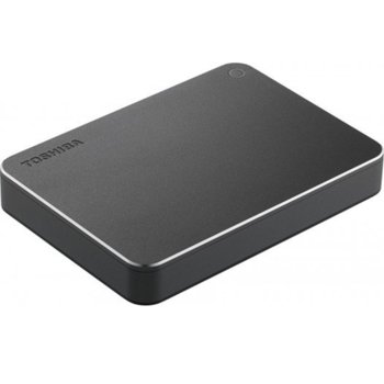 Твърд диск 2TB Toshiba Canvio Premium (тъмно сив), външен, 2.5" (6.35 cm), USB 3.0 | JAR Computers Toshiba Canvio Premium 2TB dark grey
