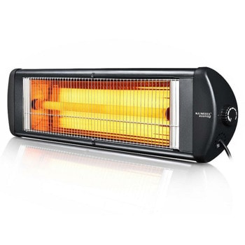 Кварцова печка Luxell EX-23, 2300W, термостат, черна | JAR Computers Кварцова печка Luxell EX-23