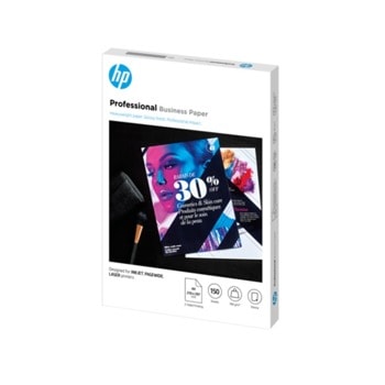 Хартия HP Inkjet, PageWide and Laser Professional Business Paper, A4, glossy, 180g/m2, Glossy, 150 страници | JAR Computers HP PageWide and Laser Professional Business Paper