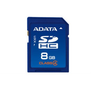 8GB SDHC A-data Class 4