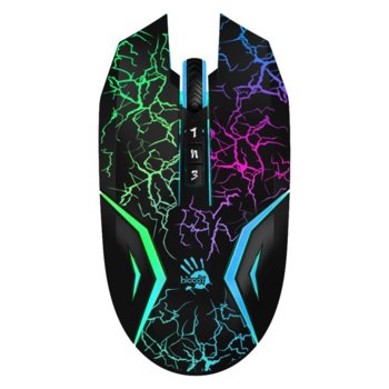 Мишка A4tech Bloody N50, оптична (4000cpi), 8 бутона, USB, гейминг, черна | JAR Computers A4tech Bloody N50 Black