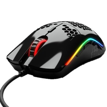 Мишка Glorious Odin O-, оптична (12 000dpi), USB, лъскаво черна, геймърска, подсветка | JAR Computers Glorious Odin O- glossy black GOM-GBLACK