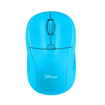 TRUST Primo Wireless Mouse 21921 Neon Blue