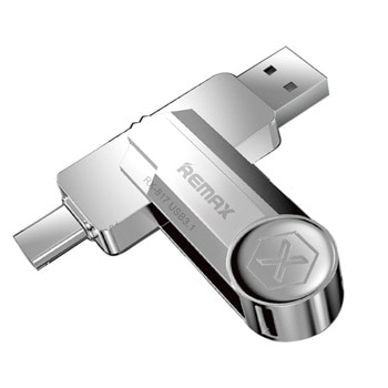 Памет 64GB USB Flash Drive, Remax RX-817, USB 3.1, сребрист | JAR Computers usb памет remax rx 817 64gb 62046